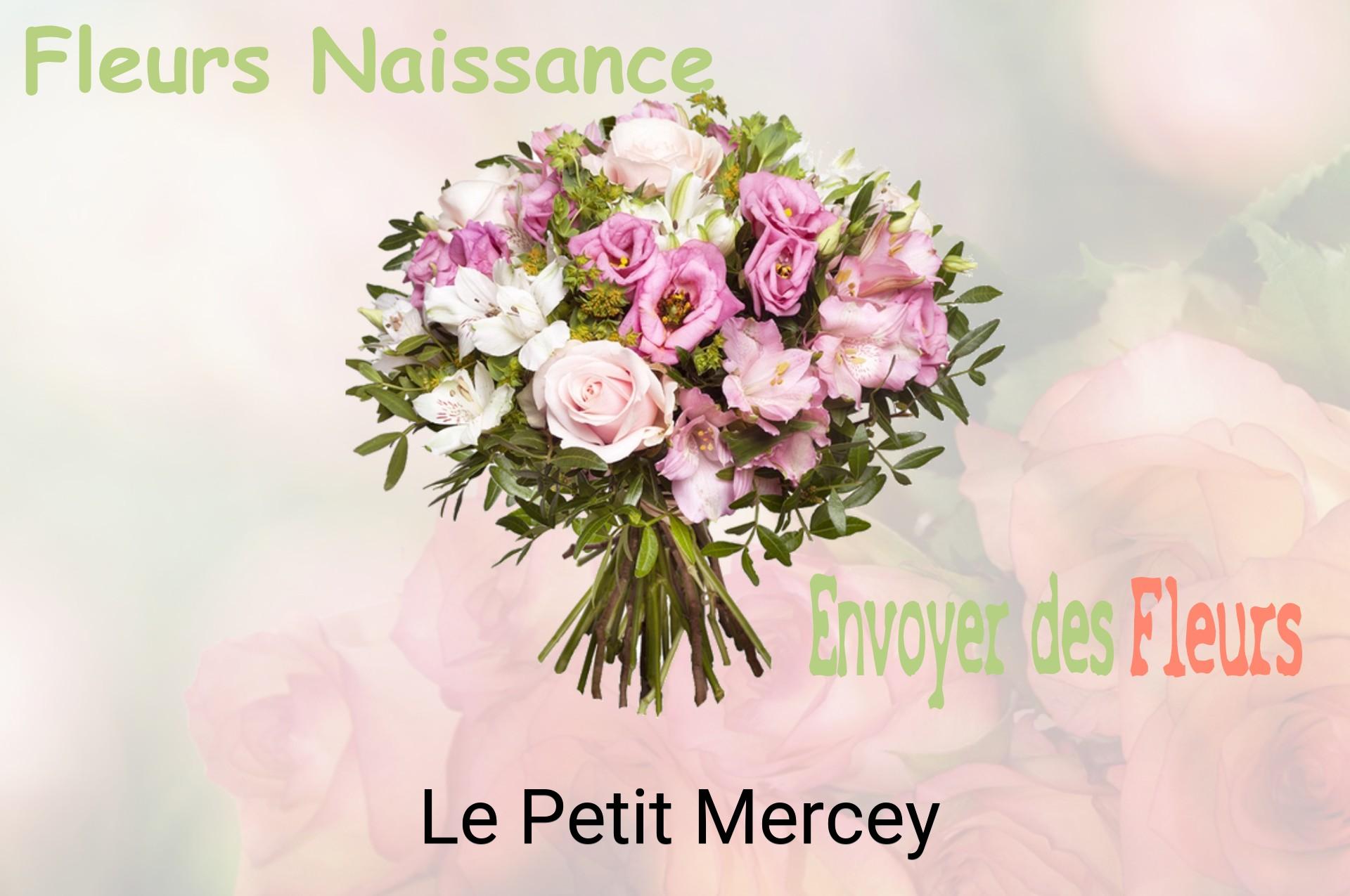 Bouquet de fleurs de naissance livré à Le Petit-Mercey